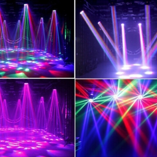 LED摇头灯 18颗蜂眼摇头灯效果图