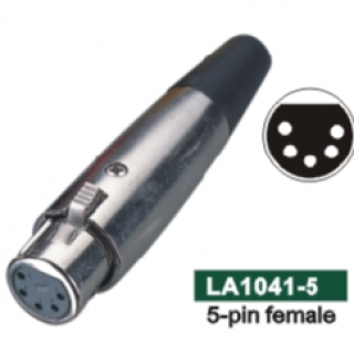舞台整体安装 卡侬五芯 LA1041-5