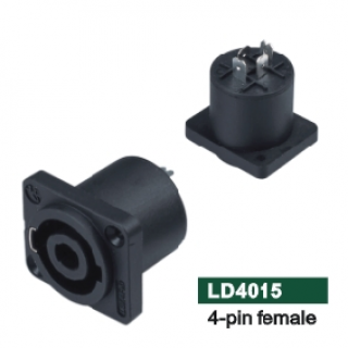 舞台灯光音响批发 音响喇叭插 LD4015音响座