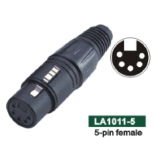 舞台整体安装 卡侬五芯 LA1011-5