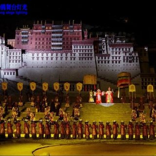 拉萨文成公主实景演出舞台灯光工程