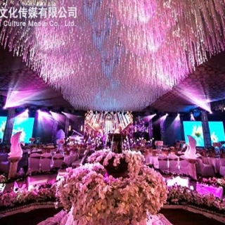 淮安酒店婚礼现场灯光布置