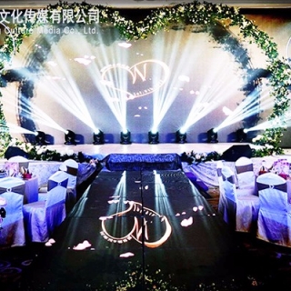 婚礼舞台灯光音响设备租赁