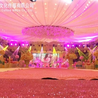 连云港婚礼舞台灯光音响LED大屏设备出租施工